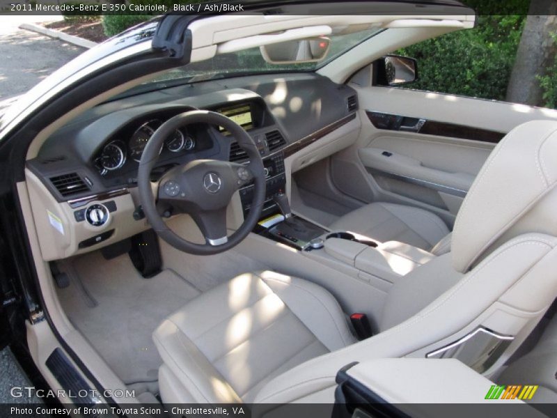 Black / Ash/Black 2011 Mercedes-Benz E 350 Cabriolet