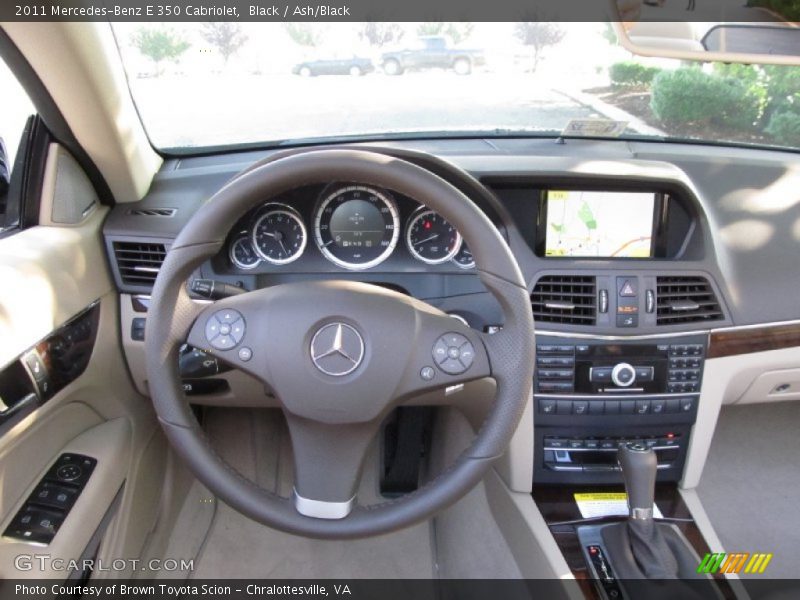 Black / Ash/Black 2011 Mercedes-Benz E 350 Cabriolet