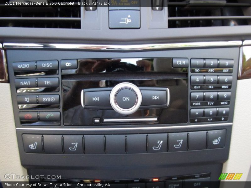 Black / Ash/Black 2011 Mercedes-Benz E 350 Cabriolet