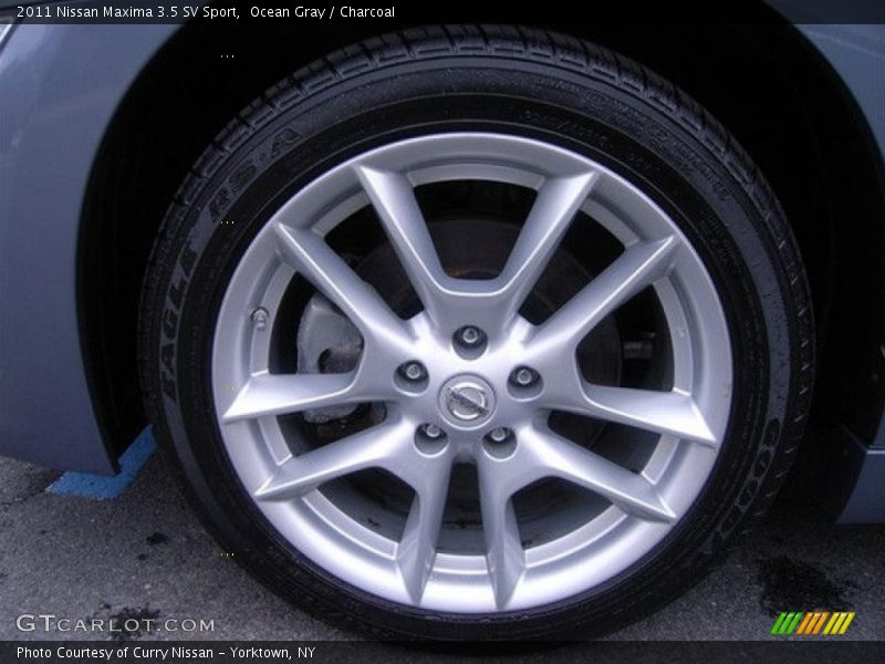 Ocean Gray / Charcoal 2011 Nissan Maxima 3.5 SV Sport