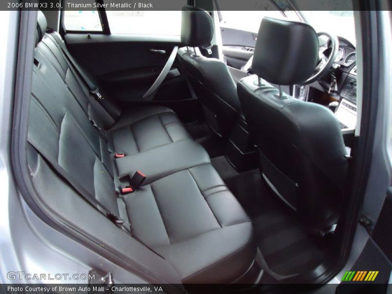 Titanium Silver Metallic / Black 2006 BMW X3 3.0i