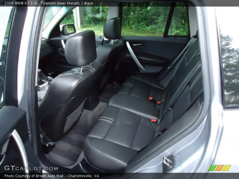 Titanium Silver Metallic / Black 2006 BMW X3 3.0i