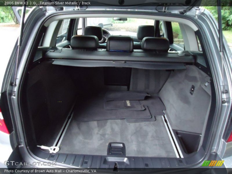 Titanium Silver Metallic / Black 2006 BMW X3 3.0i