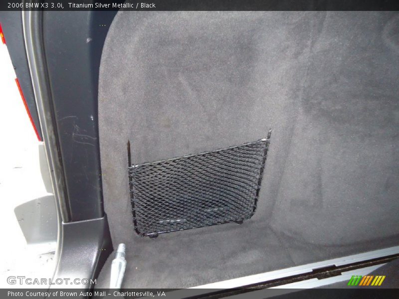 Titanium Silver Metallic / Black 2006 BMW X3 3.0i