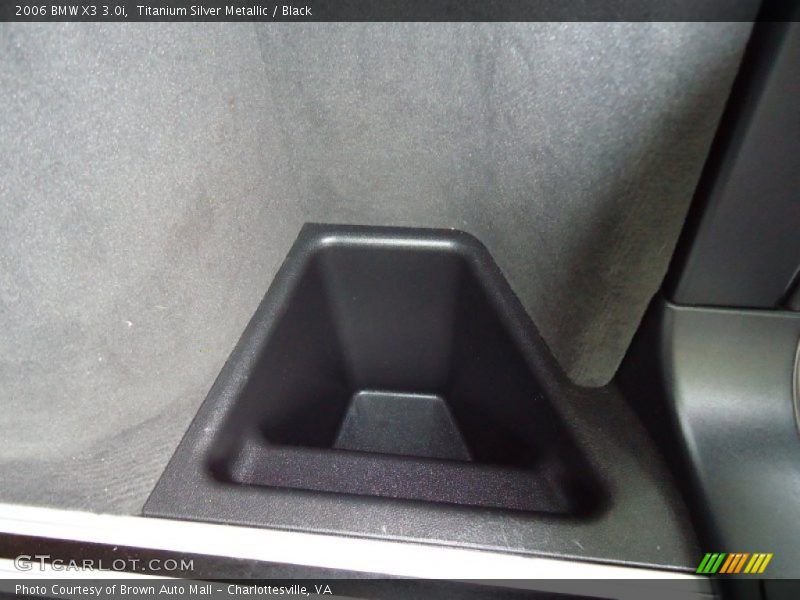 Titanium Silver Metallic / Black 2006 BMW X3 3.0i