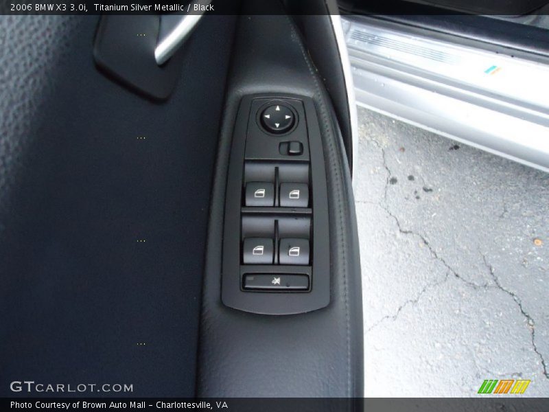 Titanium Silver Metallic / Black 2006 BMW X3 3.0i