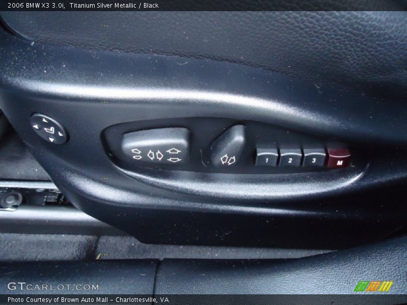 Titanium Silver Metallic / Black 2006 BMW X3 3.0i