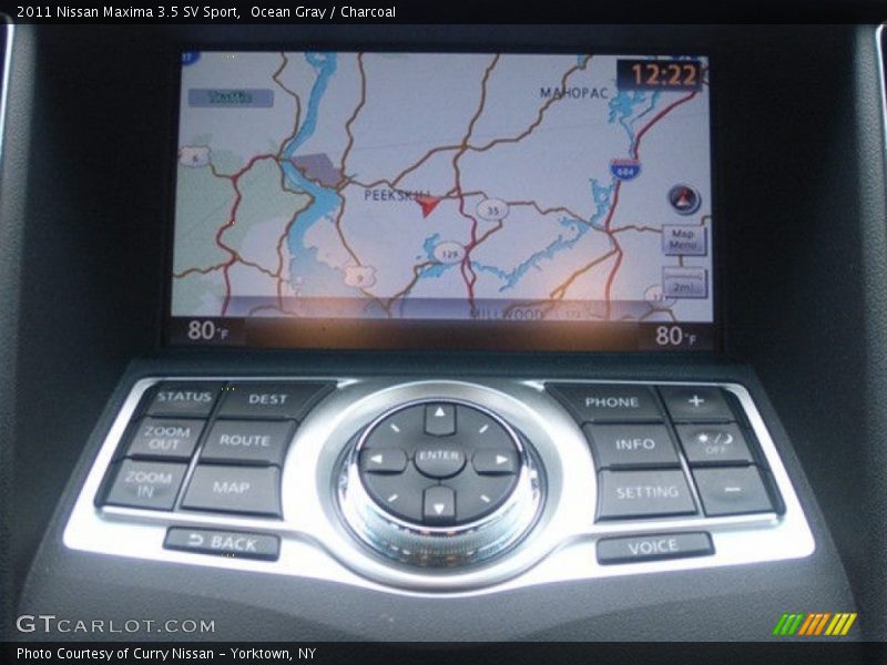 Ocean Gray / Charcoal 2011 Nissan Maxima 3.5 SV Sport