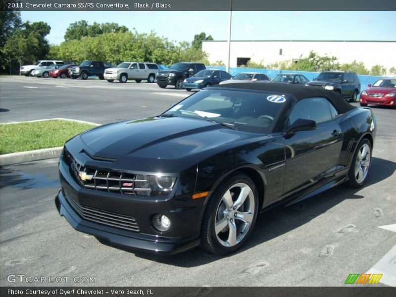 Black / Black 2011 Chevrolet Camaro SS/RS Convertible