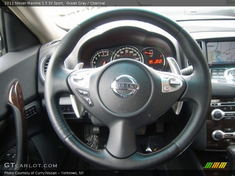 Ocean Gray / Charcoal 2011 Nissan Maxima 3.5 SV Sport