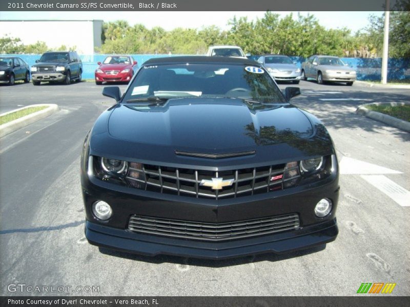 Black / Black 2011 Chevrolet Camaro SS/RS Convertible