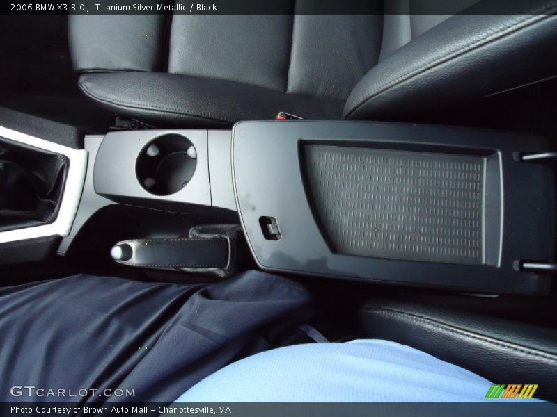 Titanium Silver Metallic / Black 2006 BMW X3 3.0i