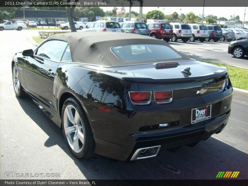 Black / Black 2011 Chevrolet Camaro SS/RS Convertible