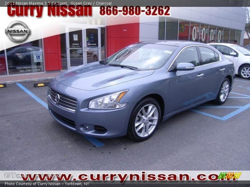Ocean Gray / Charcoal 2011 Nissan Maxima 3.5 SV Sport
