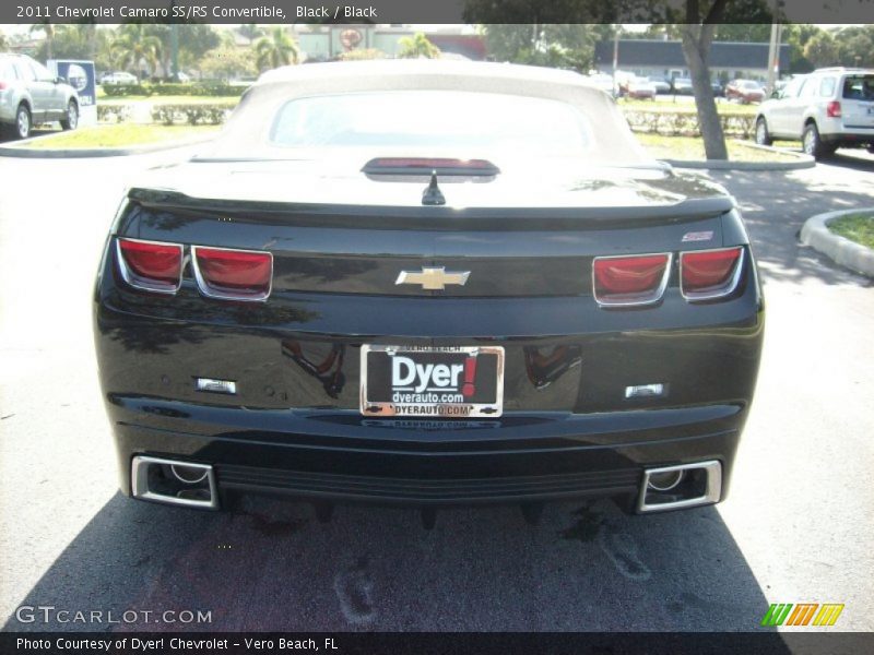 Black / Black 2011 Chevrolet Camaro SS/RS Convertible
