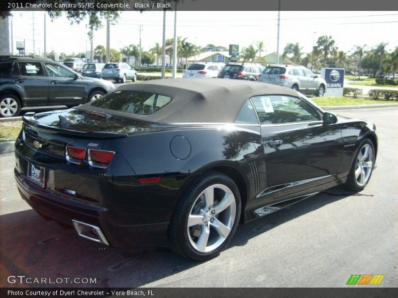 Black / Black 2011 Chevrolet Camaro SS/RS Convertible