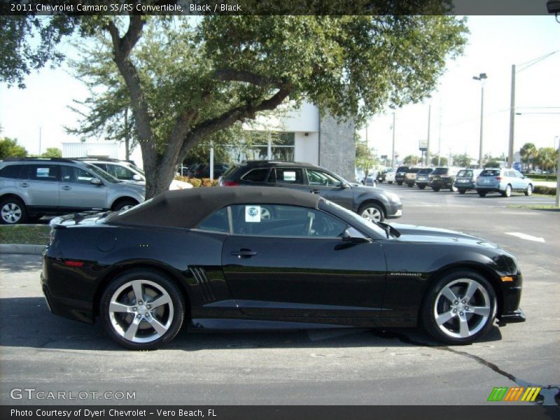 Black / Black 2011 Chevrolet Camaro SS/RS Convertible
