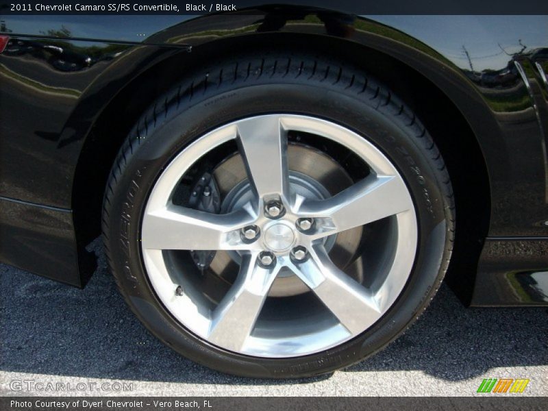 Black / Black 2011 Chevrolet Camaro SS/RS Convertible