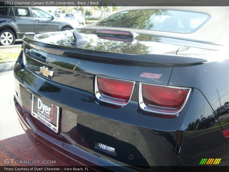 Black / Black 2011 Chevrolet Camaro SS/RS Convertible