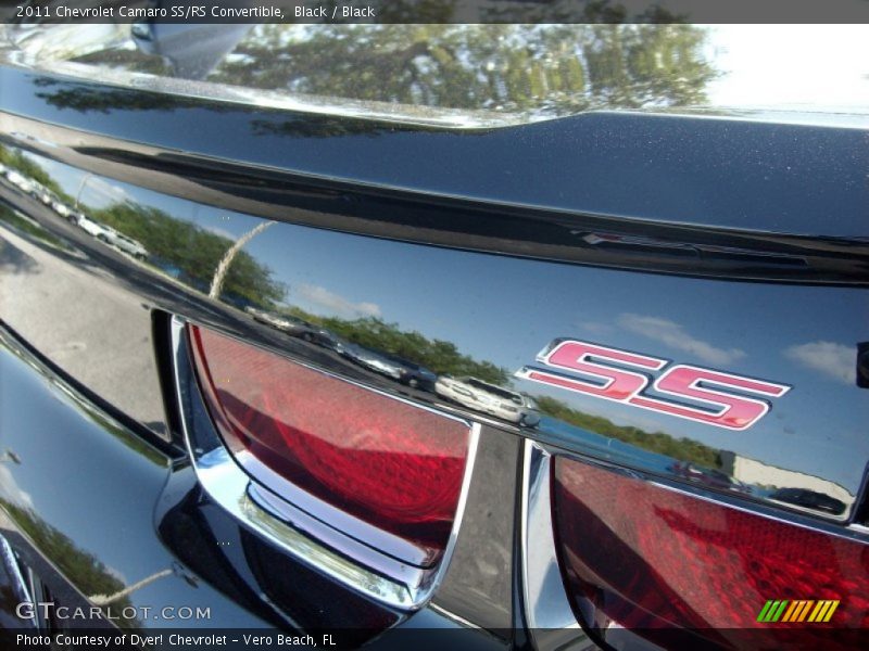 Black / Black 2011 Chevrolet Camaro SS/RS Convertible