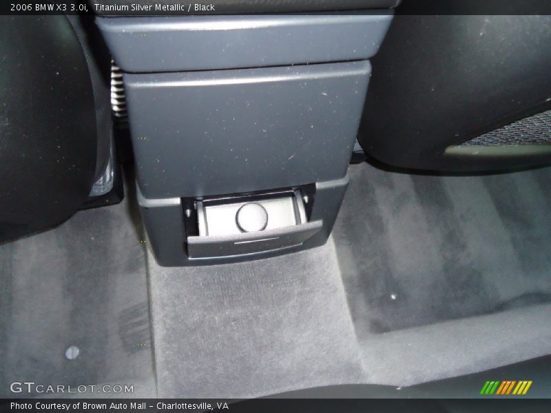 Titanium Silver Metallic / Black 2006 BMW X3 3.0i