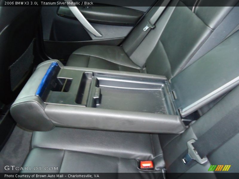 Titanium Silver Metallic / Black 2006 BMW X3 3.0i