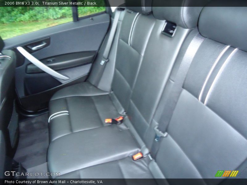 Titanium Silver Metallic / Black 2006 BMW X3 3.0i