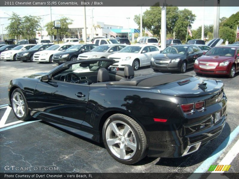 Black / Black 2011 Chevrolet Camaro SS/RS Convertible