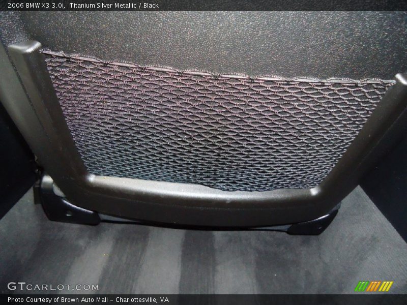 Titanium Silver Metallic / Black 2006 BMW X3 3.0i