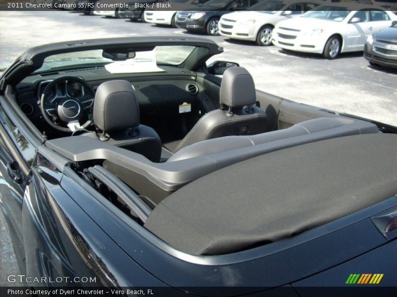 Black / Black 2011 Chevrolet Camaro SS/RS Convertible