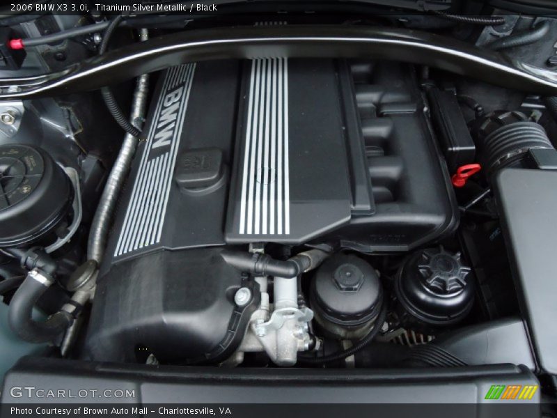 Titanium Silver Metallic / Black 2006 BMW X3 3.0i