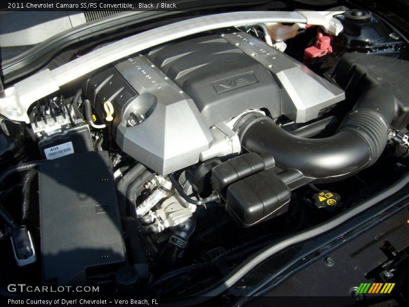 Black / Black 2011 Chevrolet Camaro SS/RS Convertible