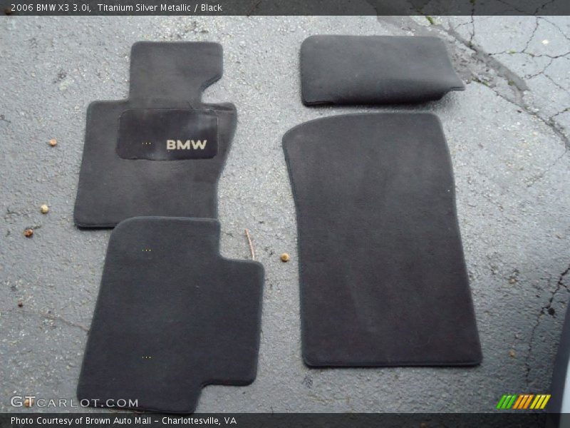 Titanium Silver Metallic / Black 2006 BMW X3 3.0i
