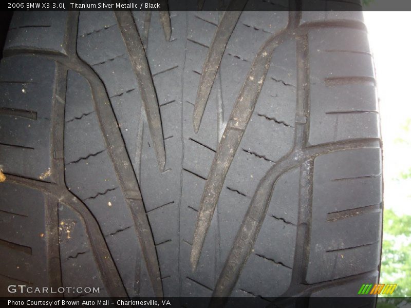 Titanium Silver Metallic / Black 2006 BMW X3 3.0i