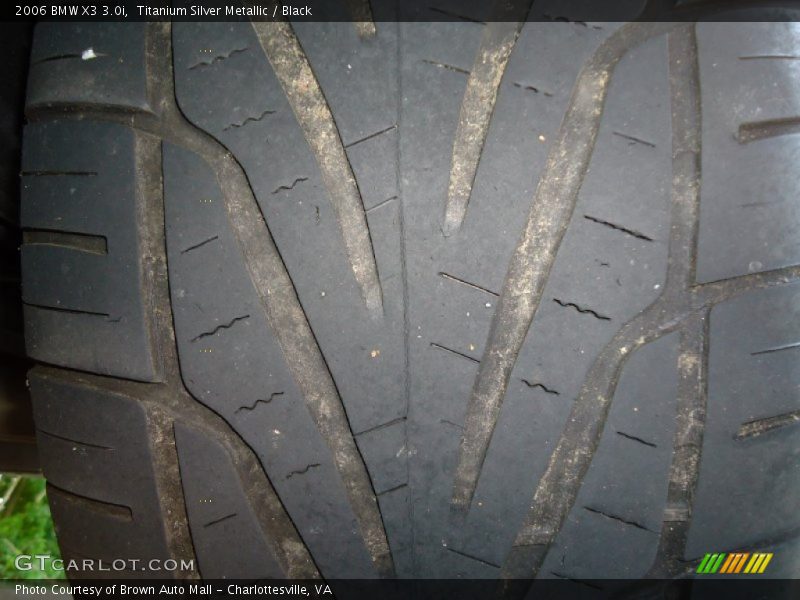 Titanium Silver Metallic / Black 2006 BMW X3 3.0i