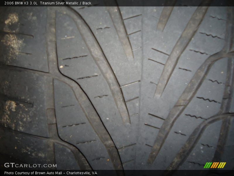 Titanium Silver Metallic / Black 2006 BMW X3 3.0i
