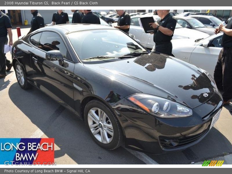 Black Pearl / GS Black Cloth 2008 Hyundai Tiburon GS