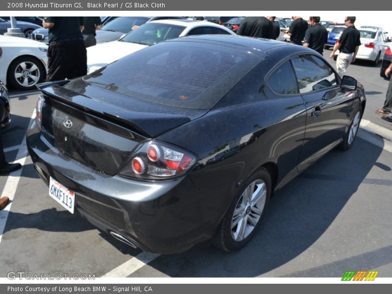 Black Pearl / GS Black Cloth 2008 Hyundai Tiburon GS