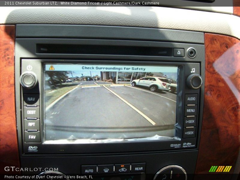 White Diamond Tricoat / Light Cashmere/Dark Cashmere 2011 Chevrolet Suburban LTZ