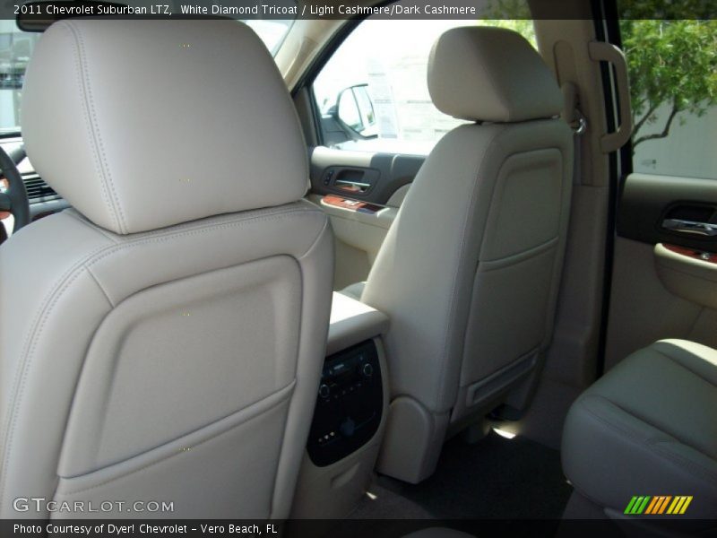 White Diamond Tricoat / Light Cashmere/Dark Cashmere 2011 Chevrolet Suburban LTZ