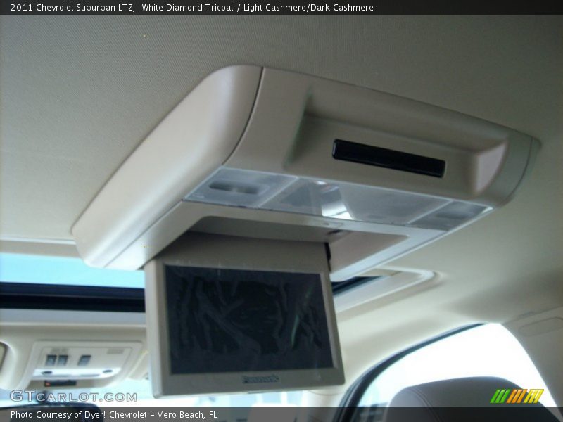 White Diamond Tricoat / Light Cashmere/Dark Cashmere 2011 Chevrolet Suburban LTZ