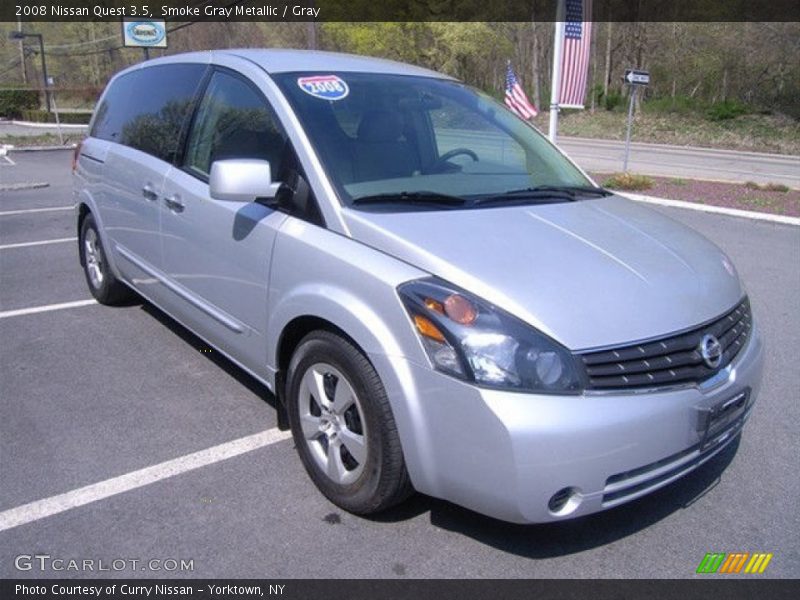 Smoke Gray Metallic / Gray 2008 Nissan Quest 3.5