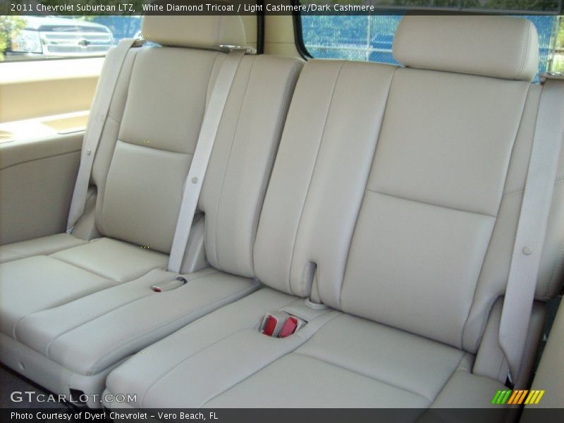 White Diamond Tricoat / Light Cashmere/Dark Cashmere 2011 Chevrolet Suburban LTZ