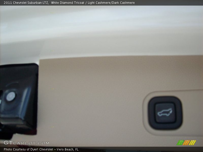 White Diamond Tricoat / Light Cashmere/Dark Cashmere 2011 Chevrolet Suburban LTZ