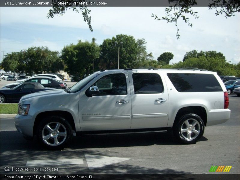 Sheer Silver Metallic / Ebony 2011 Chevrolet Suburban LT