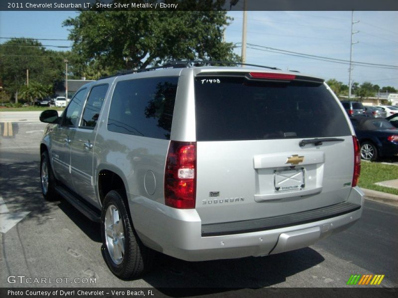 Sheer Silver Metallic / Ebony 2011 Chevrolet Suburban LT
