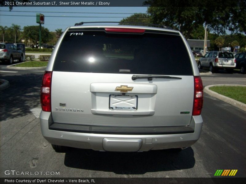 Sheer Silver Metallic / Ebony 2011 Chevrolet Suburban LT