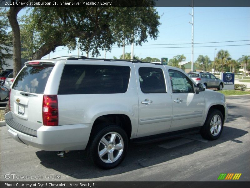 Sheer Silver Metallic / Ebony 2011 Chevrolet Suburban LT