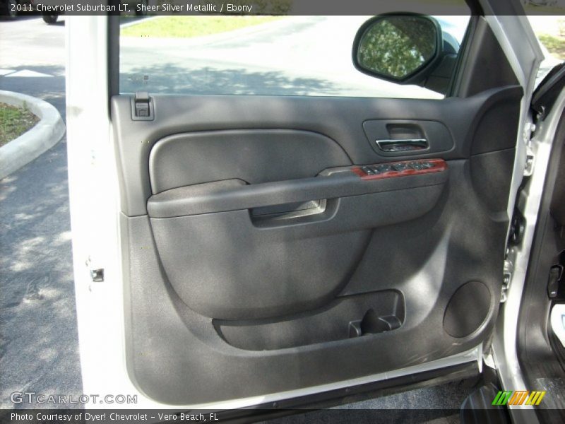Sheer Silver Metallic / Ebony 2011 Chevrolet Suburban LT