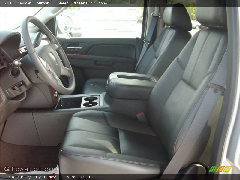 Sheer Silver Metallic / Ebony 2011 Chevrolet Suburban LT